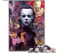 Puzzles 1000 pièces pour Adolescents, Films d'horreur, Analyse et logique, avec pièces de Formes aléatoires entièrement emboîtables, à partir de 14 Ans (Taille 50x75cm)