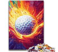 Puzzles 1000 pièces pour Adolescents Fire Golf Un défi à compléter, mais Amusant et Humoristique Cadeau d'anniversaire, Cadeaux, décoration Murale 38x26cm