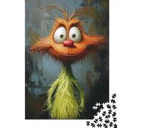 Puzzles 1000 Pièces pour Adolescents Furry Monster Plush Toy Puzzles pour Adolescents, Jouets, Décoration Murale, Cadeaux pour Femmes, Cadeau d'anniversaire, Cadeaux, 70x50cm/1000pcs