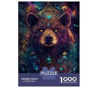 Puzzles 1000 Pièces pour Adolescents Galactic Bear Dreamcatcher Puzzles pour Adultes - Jeux De Construction - Découpe De Précision - Stimule Le Cerveau 70x50cm/1000pcs