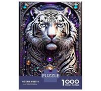 Puzzles 1000 Pièces pour Adolescents Galactic Tiger Chronicles Puzzle Adulte Jouet Décoration Murale Vacances À La Maison Tuer Le Temps Aider À Stimuler Le Cerveau 52x38cm/1000pcs