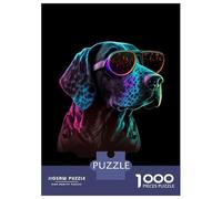 Puzzles 1000 Pièces pour Adolescents German Shorthaired Pointer Puzzle Adulte Jouet Décoration Murale Vacances À La Maison Tuer Le Temps Aider À Stimuler Le Cerveau 38x26cm/1000pcs