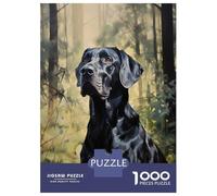 Puzzles 1000 Pièces pour Adolescents Great Dane Puzzles pour Adultes - Jeux De Détente - Assemblage De Motifs pour Les Amateurs De Jeux 70x50cm/1000pcs