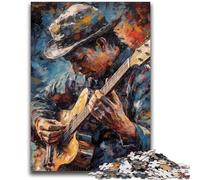 Puzzles 1000 pièces pour Adolescents guitaristes, pour et à partir de 14 Ans, Jouets éducatifs et éducatifs, Jeux en Famille, Cadeau d'anniversaire 26x38cm