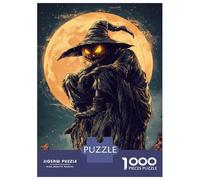 Puzzles 1000 Pièces pour Adolescents Halloween Horror Puzzles pour Adolescents, Jouets Anti-Stress, Difficile, Excellent Cadeau pour Les Jeux 70x50cm/1000pcs