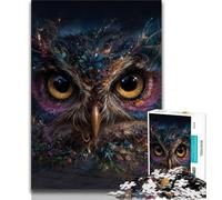 Puzzles 1000 pièces pour Adolescents Hibou mystérieux 1000 pièces pour Adolescents Jouets éducatifs et éducatifs Jeux familiaux Cadeaux d'anniversaire et Cadeaux Uniques 75x50cm