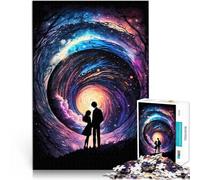 Puzzles 1000 pièces pour Adolescents Histoire d'amour Cosmique Jouets éducatifs d'apprentissage décoration Murale 52x38cm