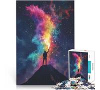 Puzzles 1000 pièces pour Adolescents Homme Tenant Une Flamme Cosmique Difficile et défi Renforcer l'amour Entre Les Couples 50x70cm