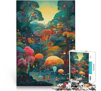 Puzzles 1000 pièces pour Adolescents Japonais coloré numérique Séjour Anti-Stress pour Tuer Le Temps Œuvre d'art 38x26cm