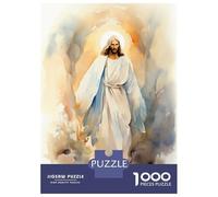 Puzzles 1000 Pièces pour Adolescents Jesus Christ - The Resurrection Puzzles pour Adultes, Jouets Anti-Stress, Analyse Et Logique, Cadeau d'anniversaire, Cadeaux, 38x26cm/1000pcs