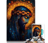Puzzles 1000 pièces pour Adolescents, Jésus doré, Jouets éducatifs et éducatifs, Jeux familiaux, Cadeaux d'anniversaire et Cadeaux Uniques (Taille 75x50cm)