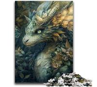 Puzzles 1000 pièces pour Adolescents, Jeu éducatif, mystérieux Dragon Volant, Jouet de défi, décoration Murale, Cadeaux d'anniversaire et de Noël Uniques, 50x75cm