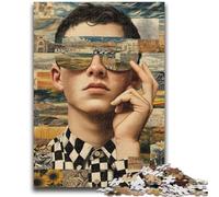 Puzzles 1000 pièces pour Adolescents, Jeu Stimulant, Art Humain, Jouets, à Offrir en Cadeau à Toute la Famille, à partir de 14 Ans, 50x75cm