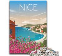 Puzzles 1000 pièces pour Adolescents Jolis Puzzles 1000 pièces pour Adolescents, Cadeaux Secret Santa pour Les 14 Ans et Plus (50x75cm)