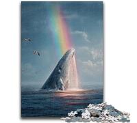 Puzzles 1000 pièces pour Adolescents, Jouets Baleines mystérieuses, Jeux éducatifs, Anti-Stress, Interaction Parent-Enfant, pour Les 14 Ans et Plus, 26x38cm