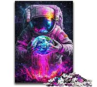 Puzzles 1000 pièces pour Adolescents, Jouets d'astronautes spatiaux, Jeux éducatifs, Anti-Stress, Interaction Parent-Enfant, pour Les 14 Ans et Plus, 50x75cm