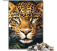 Puzzles 1000 pièces pour Adolescents Jungle Guépard, à partir de 14 Ans Chaque pièce est Unique Un Jeu Amusant et Stimulant pour Toute la Famille Bon Cadeau (Taille 50x75cm)