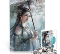 Puzzles 1000 pièces pour Adolescents La beauté Ancienne Chinoise Jeu de Casse-tête Décoration Murale, Cadeaux Uniques pour Anniversaire et Noël 52x38cm