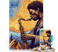 Puzzles 1000 pièces pour Adolescents La Magie du Jazz 3 Jouets Jeux éducatifs Soulagement du Stress Cadeau Amusant 52x38cm