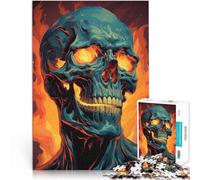 Puzzles 1000 pièces pour Adolescents La Mort Attend Séjour Anti-Stress pour Tuer Le Temps Cadeau d'anniversaire, Cadeaux, décoration Murale 52x38cm