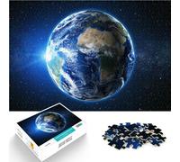 Puzzles 1000 pièces pour Adolescents La planète Terre Hors de l'espace Jouets éducatifs Jeu éducatif pour Anniversaire, Noël 52x38cm