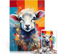 Puzzles 1000 pièces pour Adolescents L'Agneau du Sacrifice Jeux éducatifs Décoration d'intérieur Bon Cadeau 52x38cm