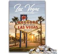 Puzzles 1000 pièces pour Adolescents, Las Vegas, Jeux stimulants, idéal comme Cadeau pour Toute la Famille (50x75cm)