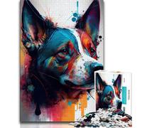 Puzzles 1000 pièces pour Adolescents Le Courage Dog 1000 pièces pour Adolescents, est idéal comme Cadeau pour Toute la Famille Convient pour et 14 (Taille 75x50cm)