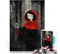 Puzzles 1000 pièces pour Adolescents Le Petit Chaperon Rouge Jouets de Jeu pour Cadeau Familial décoration Murale 50x70cm