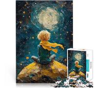 Puzzles 1000 pièces pour Adolescents Le Tableau du Petit Prince Jouet éducatif d'apprentissage Jeu de défi Unique 38x26cm