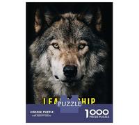 Puzzles 1000 Pièces pour Adolescents Leadership Alpha Wolf Puzzles pour Adolescents - Jeux Relaxants Et Anti-Stress - Idéal comme Cadeau pour Toute La Famille 70x50cm/1000pcs