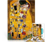 Puzzles 1000 pièces pour Adolescents Les Baisers pour Le Jeu éducatif Challenge Toy avec des pièces de Formes aléatoires entièrement imbriquées 75x50cm
