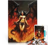 Puzzles 1000 pièces pour Adolescents L'Éveil de Lilith Jouets de Divertissement Familial Convient pour la décoration de Bureau 75x50cm