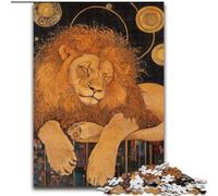 Puzzles 1000 pièces pour Adolescents, Lion Art, Jeux, Jouets, Cadeaux d'anniversaire Uniques pour Les Enfants de 14 Ans et Plus (Taille 26x38cm)