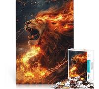 Puzzles 1000 pièces pour Adolescents Lion de Foudre Séjour Anti-Stress pour Tuer Le Temps Renforcer l'amour Entre Les Couples 50x70cm
