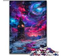 Puzzles 1000 pièces pour Adolescents Londres mystérieux Big Ben, pour Les 14 Ans et Plus Chaque pièce est Unique - Jeu Amusant et Stimulant pour Toute la Famille Bon Cadeau (Taille 50x75cm)