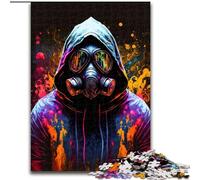Puzzles 1000 pièces pour Adolescents masqués, Jouets de Jeu stimulants, décoration Murale, Cadeaux d'anniversaire et de Noël Uniques (Taille 50x75cm)