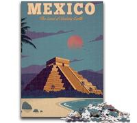 Puzzles 1000 pièces pour Adolescents Mexique 1000 pièces pour Adolescents, Jouets éducatifs et éducatifs, Jeux familiaux, Anniversaires et Cadeaux Uniques (50x75cm)