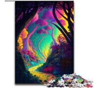 Puzzles 1000 pièces pour Adolescents, Monde Fantastique, forêt, Jouets éducatifs, Anti-Stress, décoration d'intérieur Unique et Cadeaux (Taille 50x75cm)