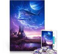 Puzzles 1000 pièces pour Adolescents Mondes mystiques Défi Difficile pour soulager Le Stress Décoration d'intérieur 52x38cm