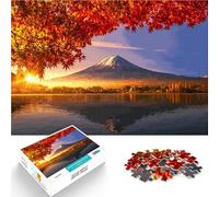 Puzzles 1000 pièces pour Adolescents Mont Fuji Aidez Le Cerveau à exercer des Jouets addictifs pour cultiver la Patience Idées Cadeaux 75x50cm