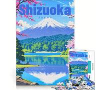 Puzzles 1000 pièces pour Adolescents Mount Fuji Serene Horizon | 38x26cm Décoration parfaite pour renforcer l'amour au sein du couple Cadeaux anti-stress.