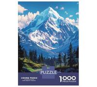 Puzzles 1000 Pièces pour Adolescents Mountain Landscape Nature Puzzle Adulte Jouet Décoration Murale Vacances À La Maison Tuer Le Temps Aider À Stimuler Le Cerveau 38x26cm/1000pcs