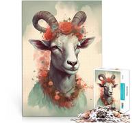 Puzzles 1000 pièces pour Adolescents Moutons imaginaires Jeu Familial Anti-Stress Défi Difficile Super Cadeau 38x26cm