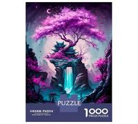 Puzzles 1000 Pièces pour Adolescents Mystical Tree 11 Puzzle Adulte Jouet Décoration Murale Vacances À La Maison Tuer Le Temps Aider À Stimuler Le Cerveau 52x38cm/1000pcs
