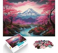 Puzzles 1000 pièces pour Adolescents Natures Zen Japan Art Réduction du Stress intéressante Décoration d'intérieur 75x50cm
