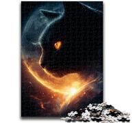 Puzzles 1000 pièces pour Adolescents, Nébuleuse du Chat Noir, Puzzle Adulte, Jeux éducatifs, décoration Murale, Cadeaux d'anniversaire et de Noël Uniques (75x50cm)