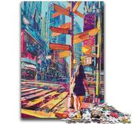 Puzzles 1000 pièces pour Adolescents New York Cityscape 1000 pièces pour Adolescents, Jouet éducatif Anti-Stress, Superbes Cadeaux et Jouets (38x26cm)