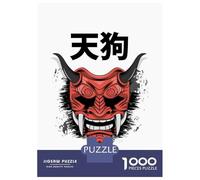 Puzzles 1000 Pièces pour Adolescents Oni Demon Puzzles pour Adultes - Jeux De Détente - Assemblage De Motifs pour Les Amateurs De Jeux 52x38cm/1000pcs