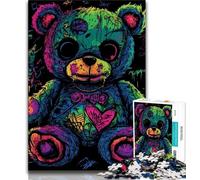 Puzzles 1000 pièces pour Adolescents Ours en Peluche 1000 pièces pour Adolescents, est idéal comme Cadeau pour Toute la Famille Convient pour et 14 (Taille 75x50cm)